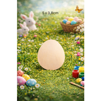 Jajko 2 5cm, jajko 5cm, sklejka 3mm